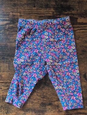 5/$25 Carter's Floral Baby Pants 6M